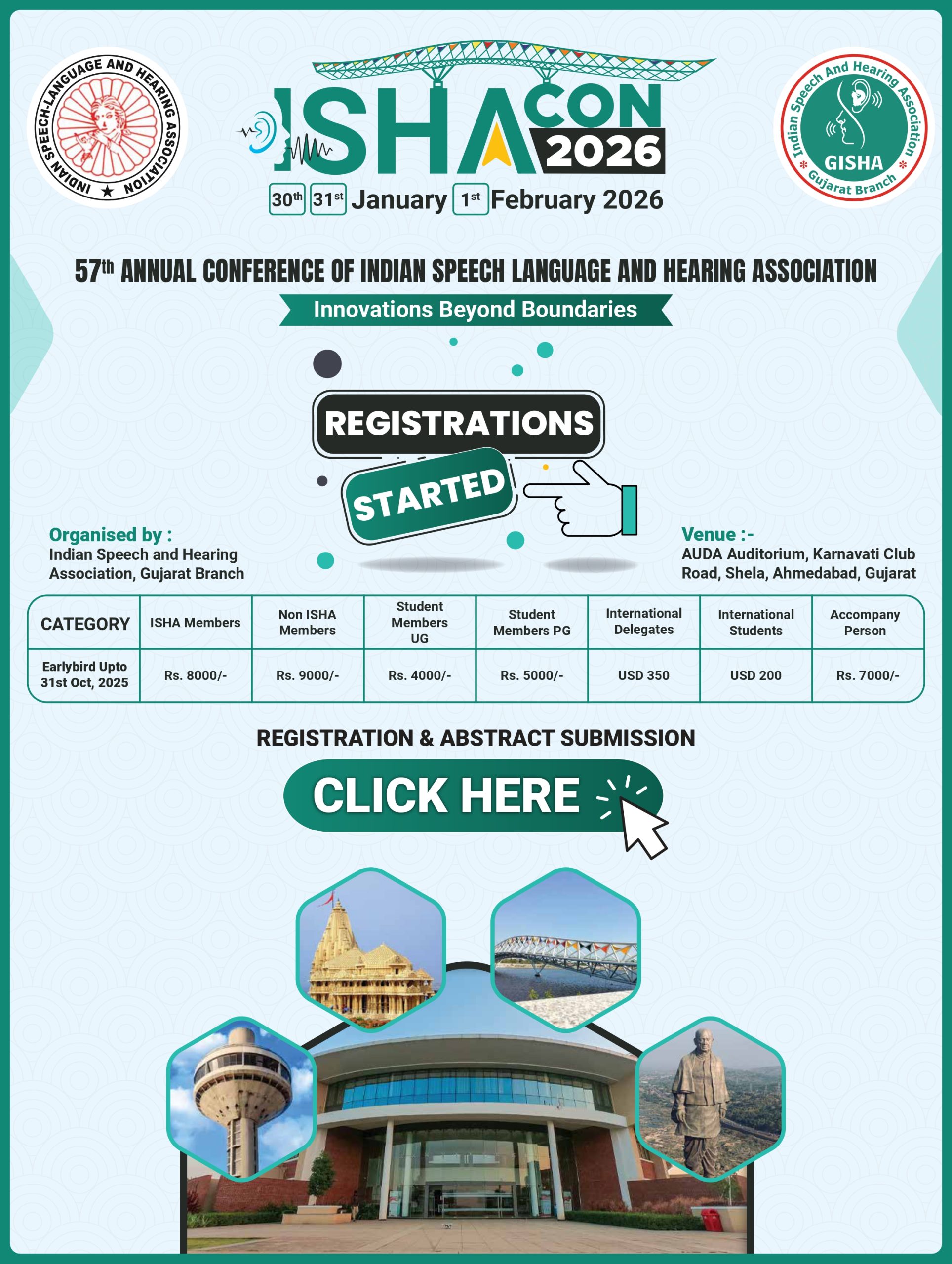 ISHACON Registration Started